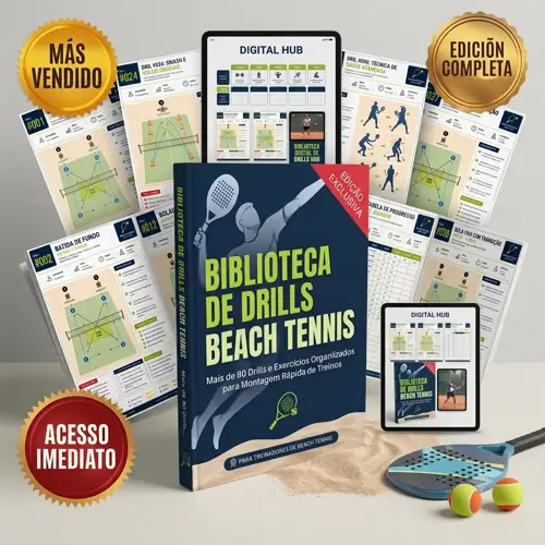 Biblioteca de exercícios de Beach Tennis