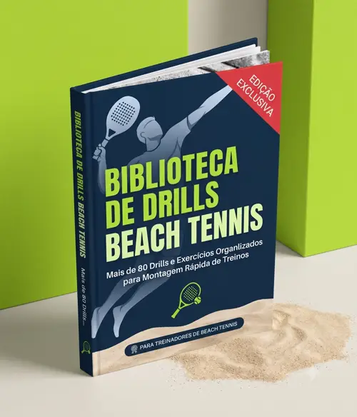 Biblioteca de exercícios de Beach Tennis — plano básico